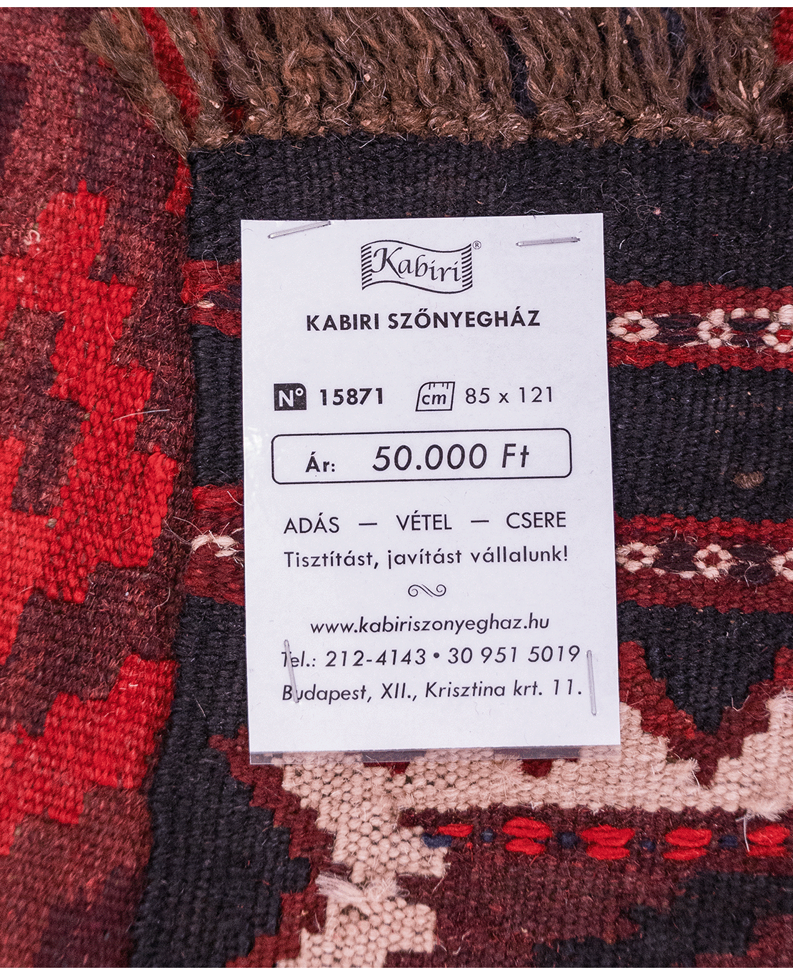 Afghan galmori handwoven wool kilim - Image 5