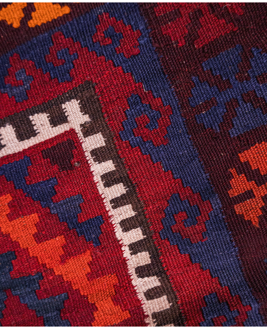 Afghan galmori handwoven wool kilim - Image 4