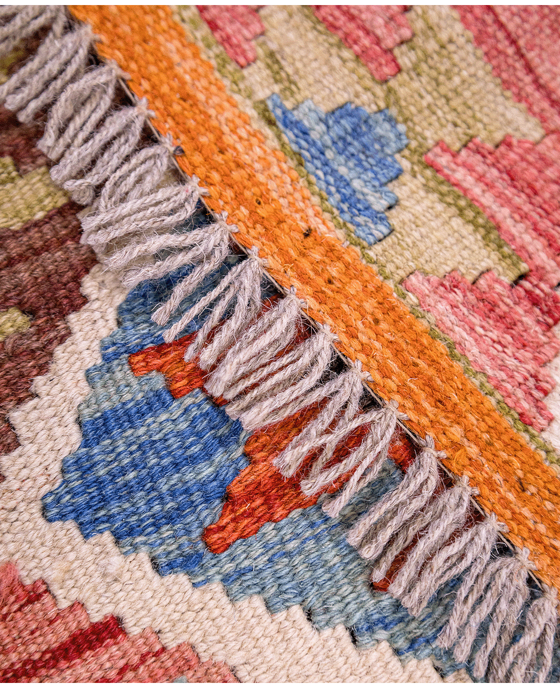 Chobi hand-made wool kilim - Image 4