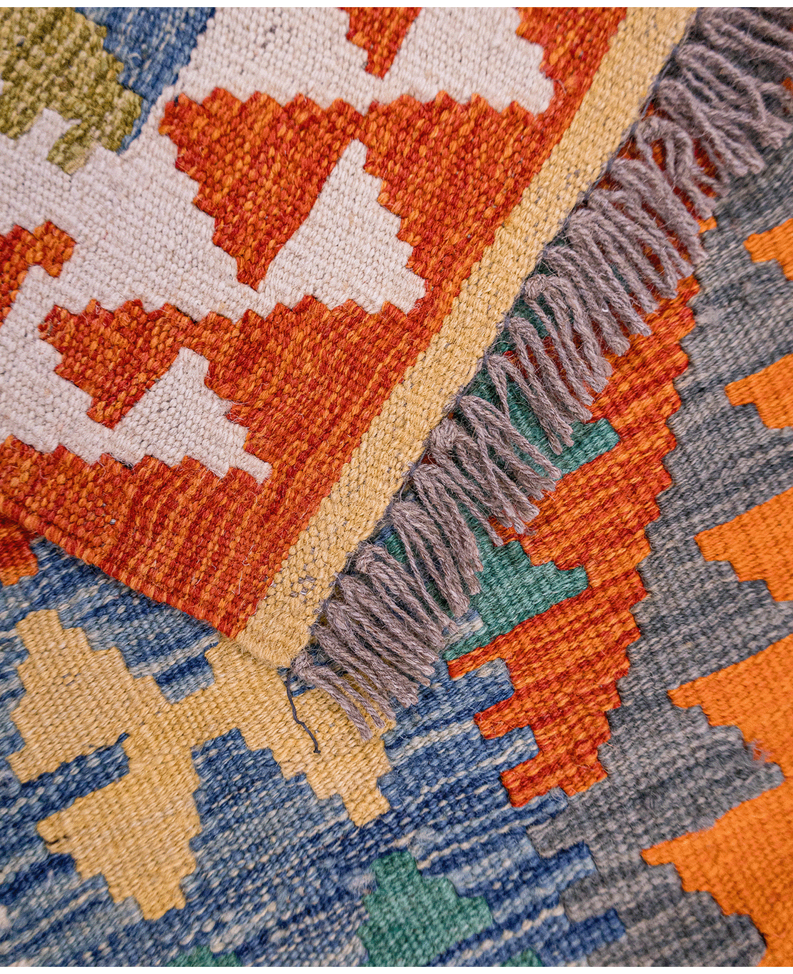 Chobi hand-made wool kilim - Image 5