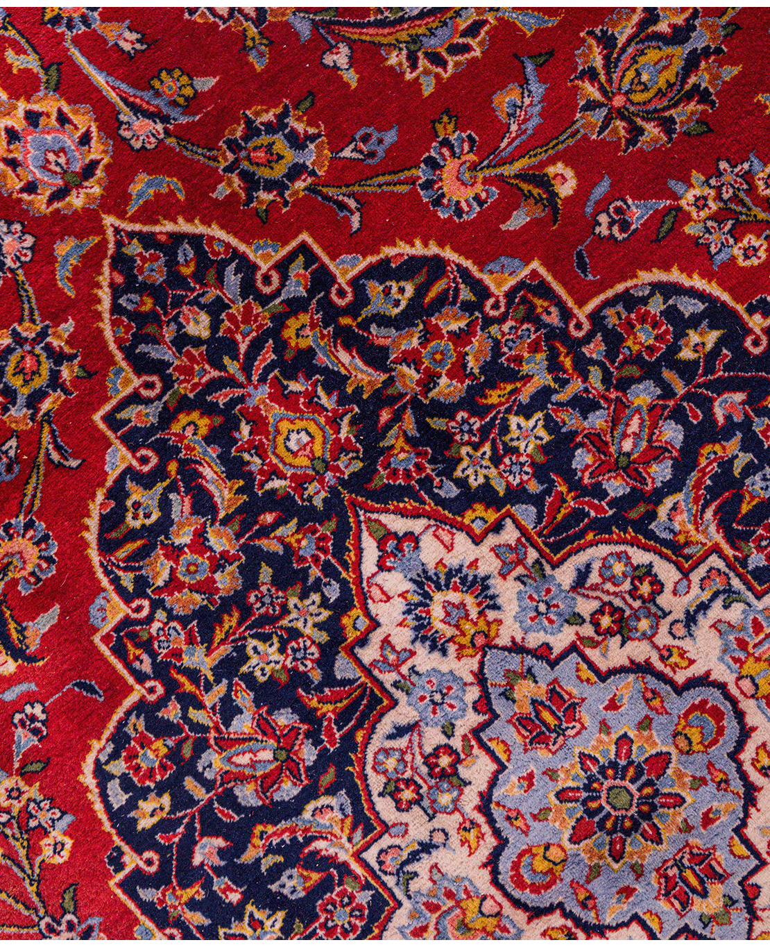 Iranian Keshan handmade wool rug - Image 5