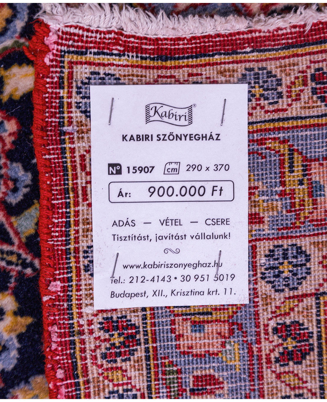 Iranian Keshan handmade wool rug - Image 6