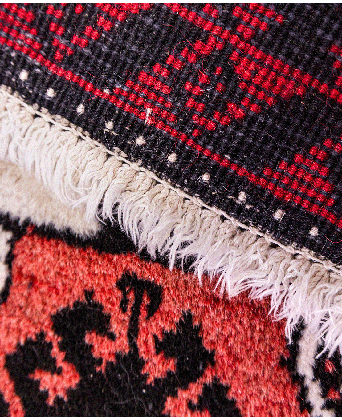 Iranian Baluch handmade wool rug - Image 4