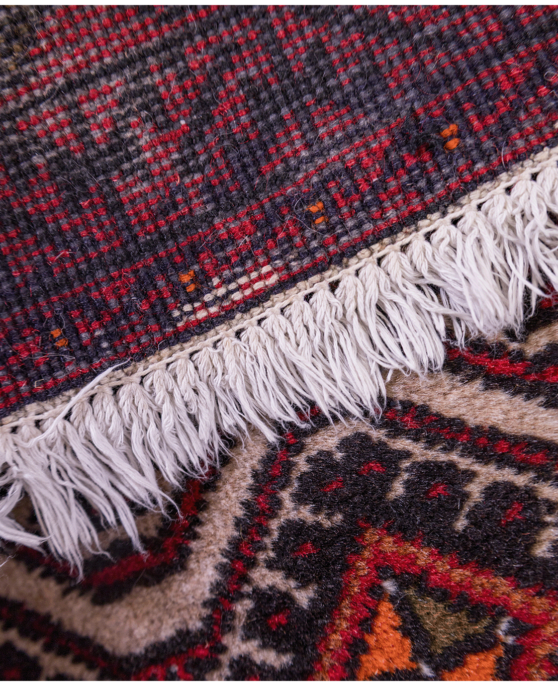 Iranian Baluch handmade wool rug - Image 4
