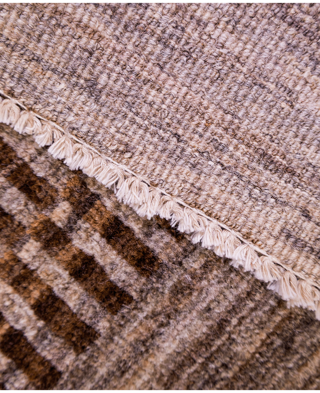 Afghan modern Ziegler hand-knotted wool rug - Image 4