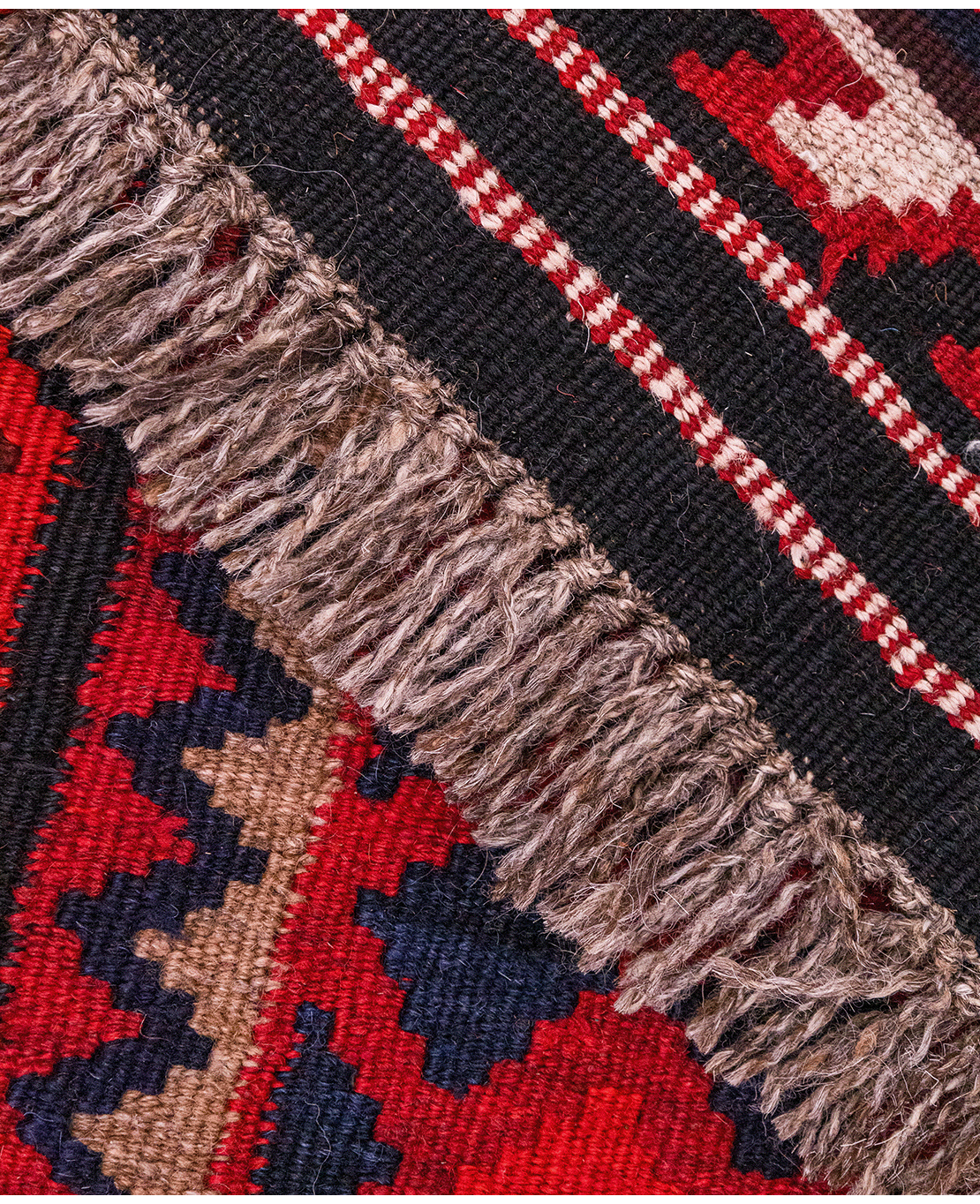 Afghan galmori handwoven wool kilim - Image 4