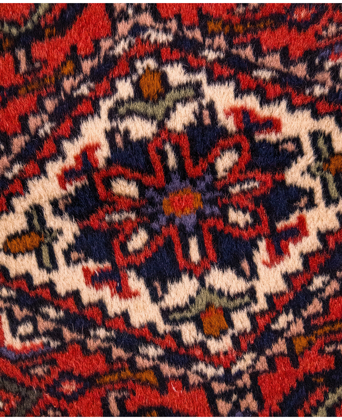 Iranian Heriz handmade wool rug - Image 3