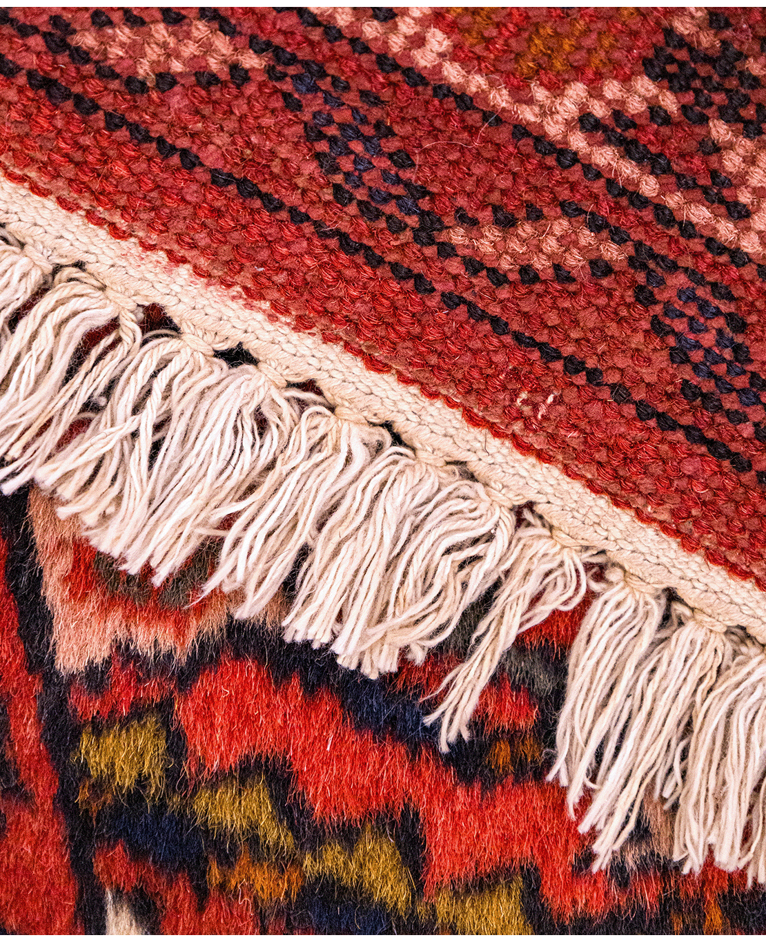 Iranian Heriz handmade wool rug - Image 4