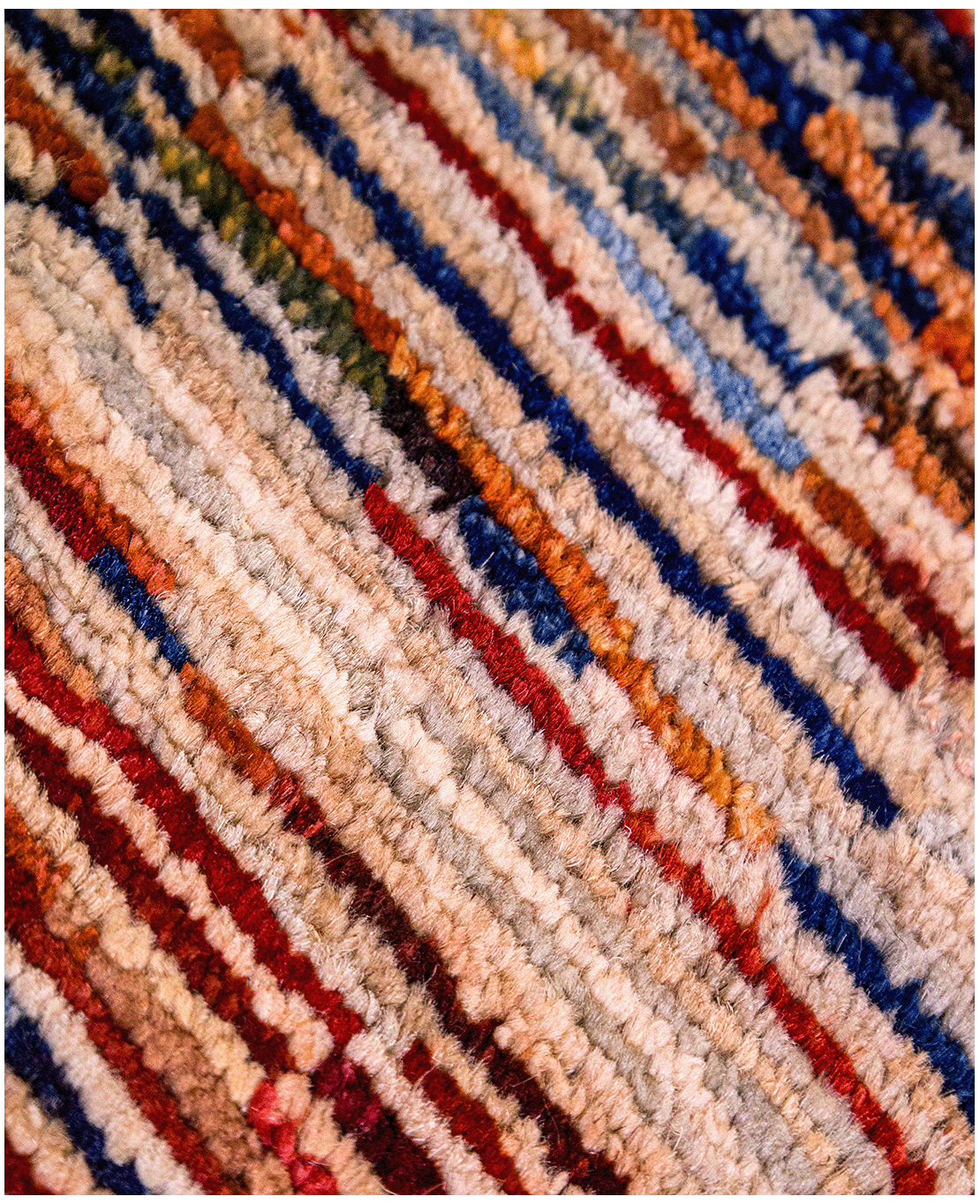 Afghan modern Ziegler hand-knotted wool rug - Image 4