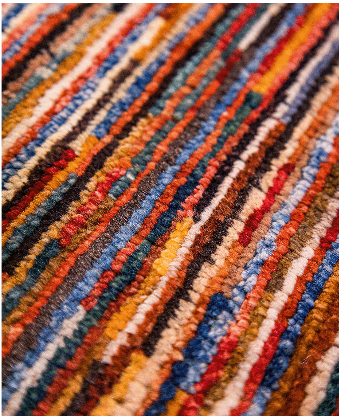 Afghan modern Ziegler hand-knotted wool rug - Image 3