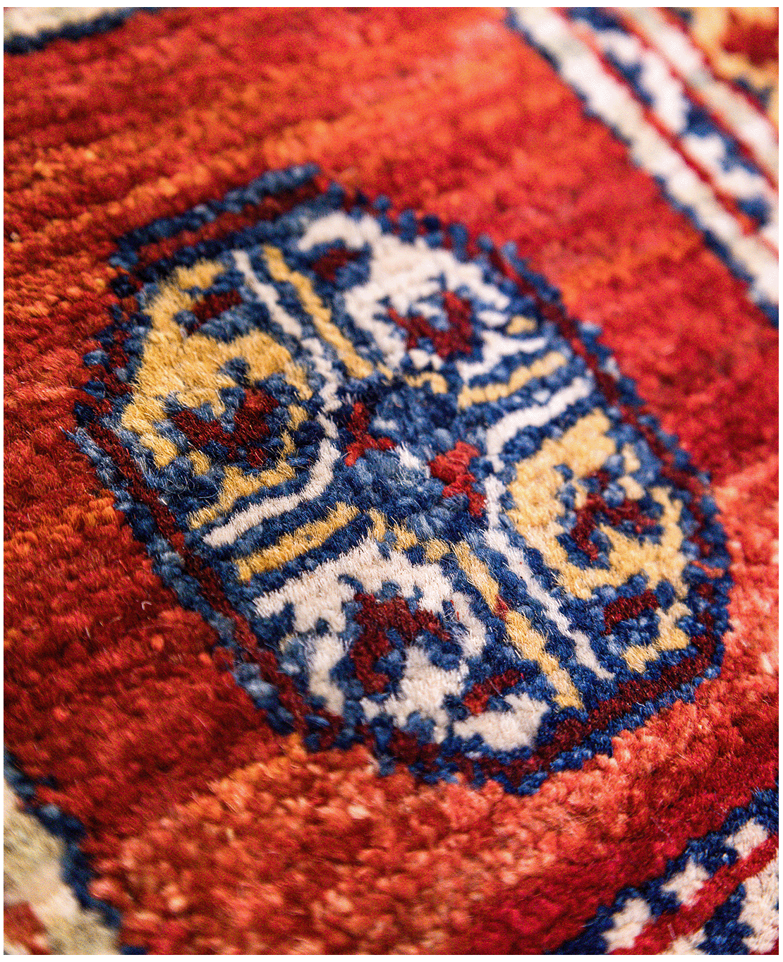 Afghan modern Ziegler hand-knotted wool rug - Image 3