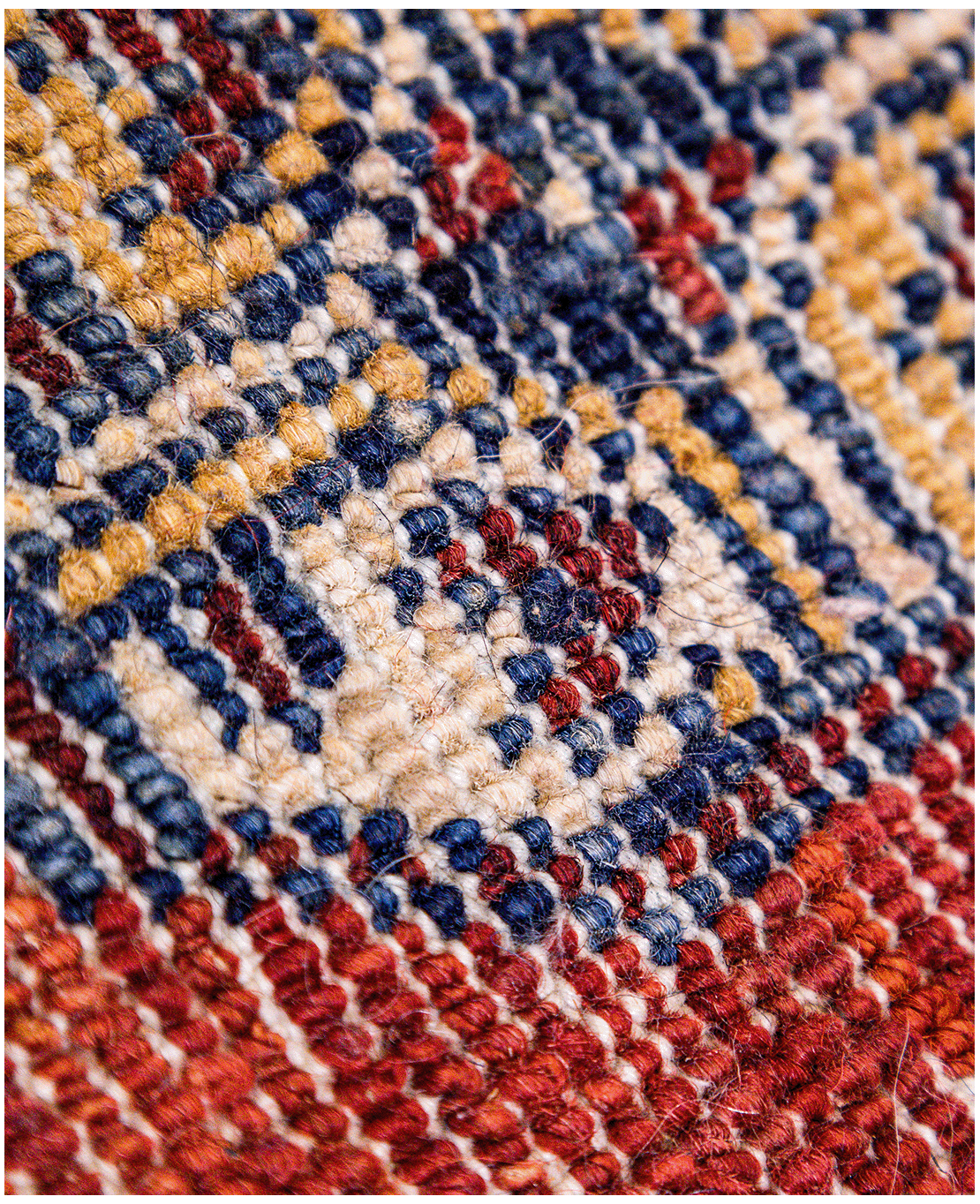 Afghan modern Ziegler hand-knotted wool rug - Image 4