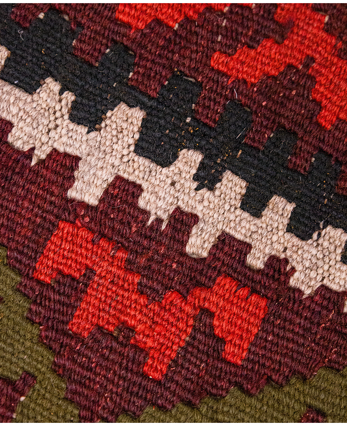 Afghan galmori handwoven wool kilim - Image 3