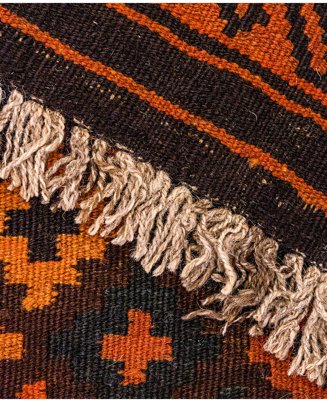 Afghan galmori handwoven wool kilim - Image 4