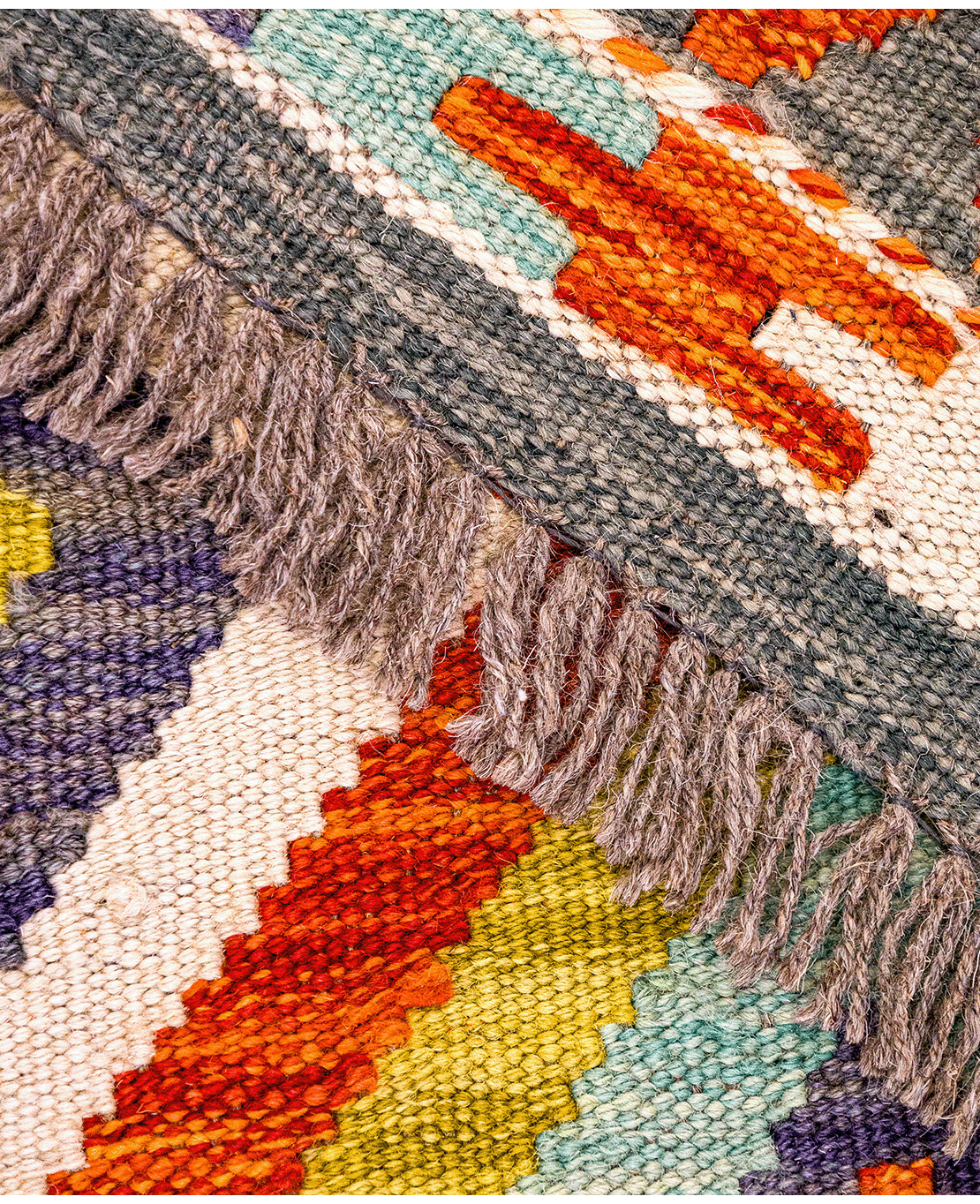 Chobi hand-made wool kilim - Image 4