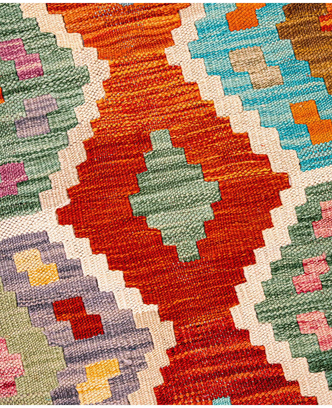 Chobi hand-made wool kilim - Image 3