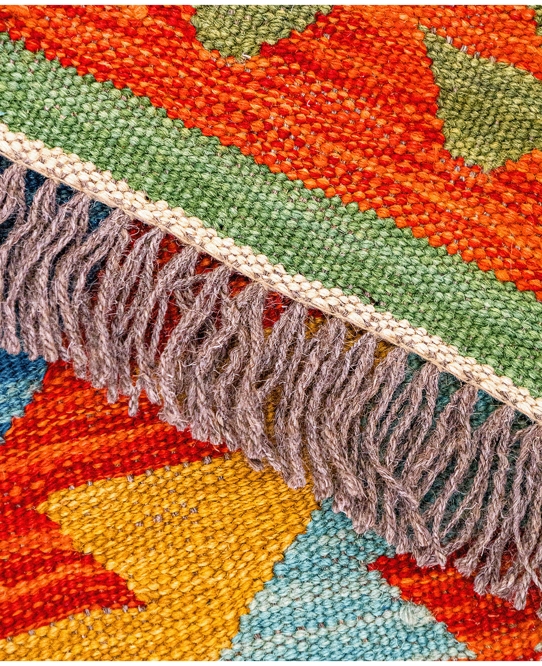 Chobi hand-made wool kilim - Image 4