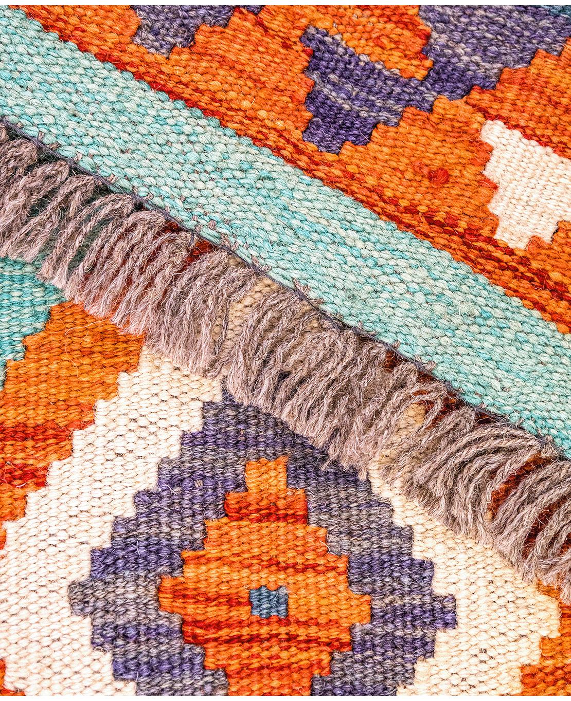 Chobi hand-made wool kilim - Image 4