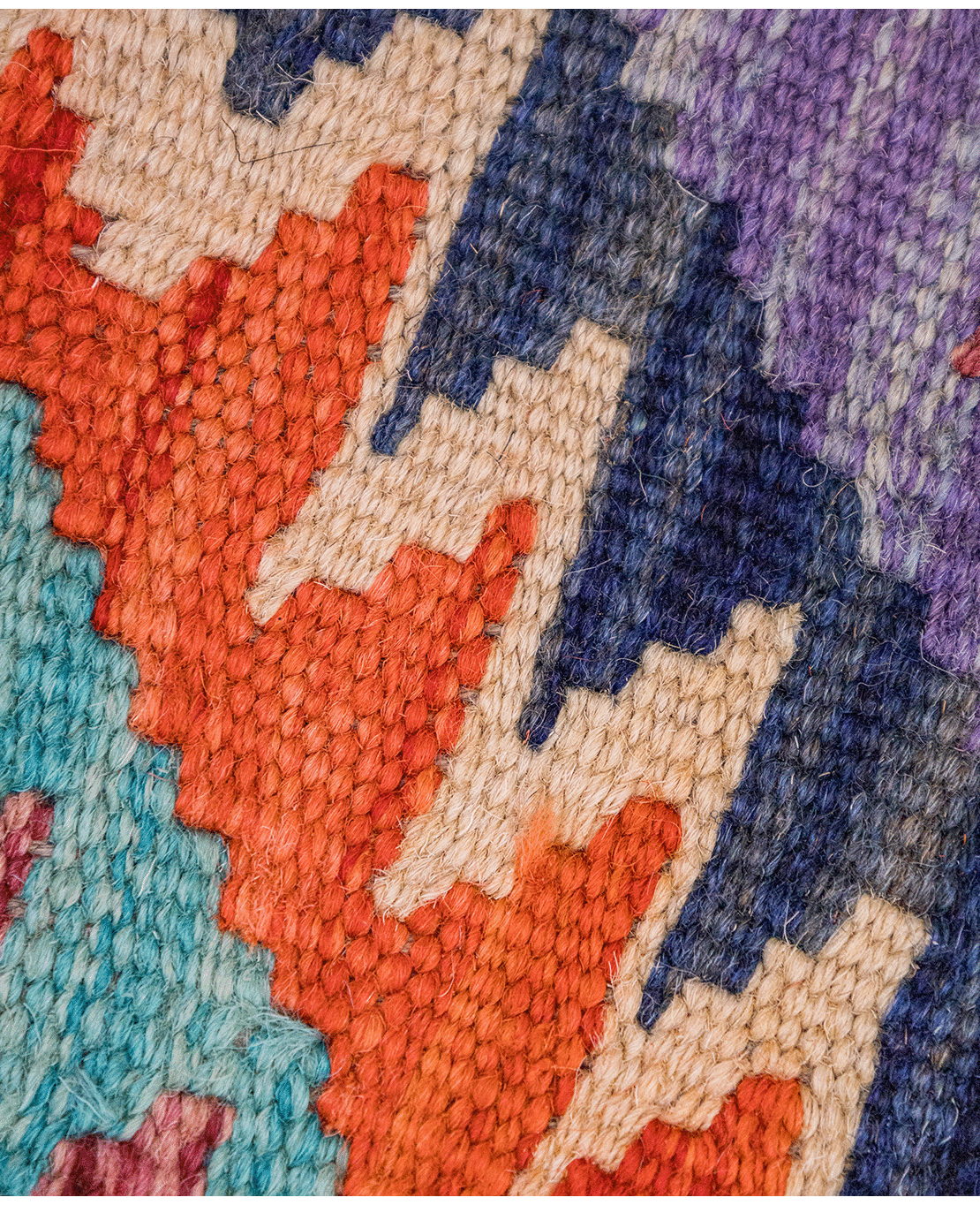 Chobi hand-made wool kilim - Image 4