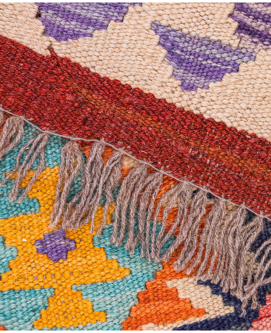 Chobi hand-made wool kilim - Image 5