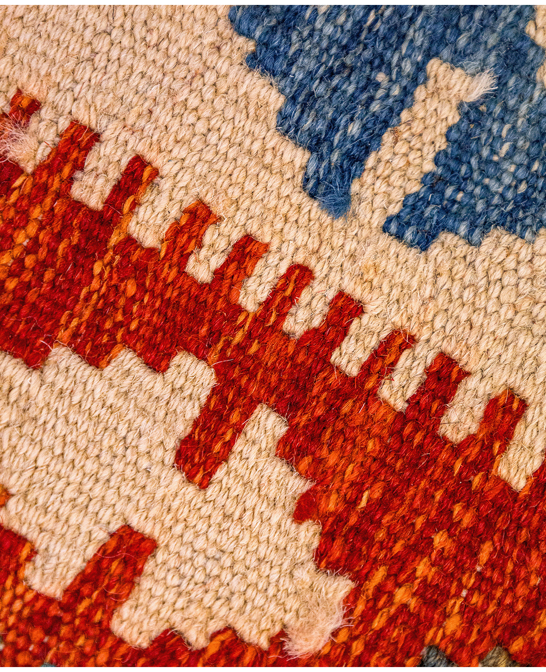 Chobi hand-made wool kilim - Image 4