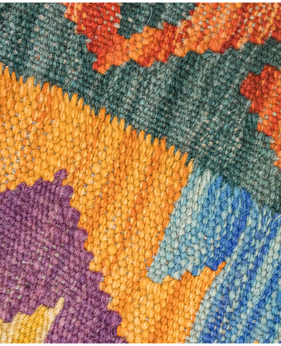 Chobi hand-made wool kilim - Image 3