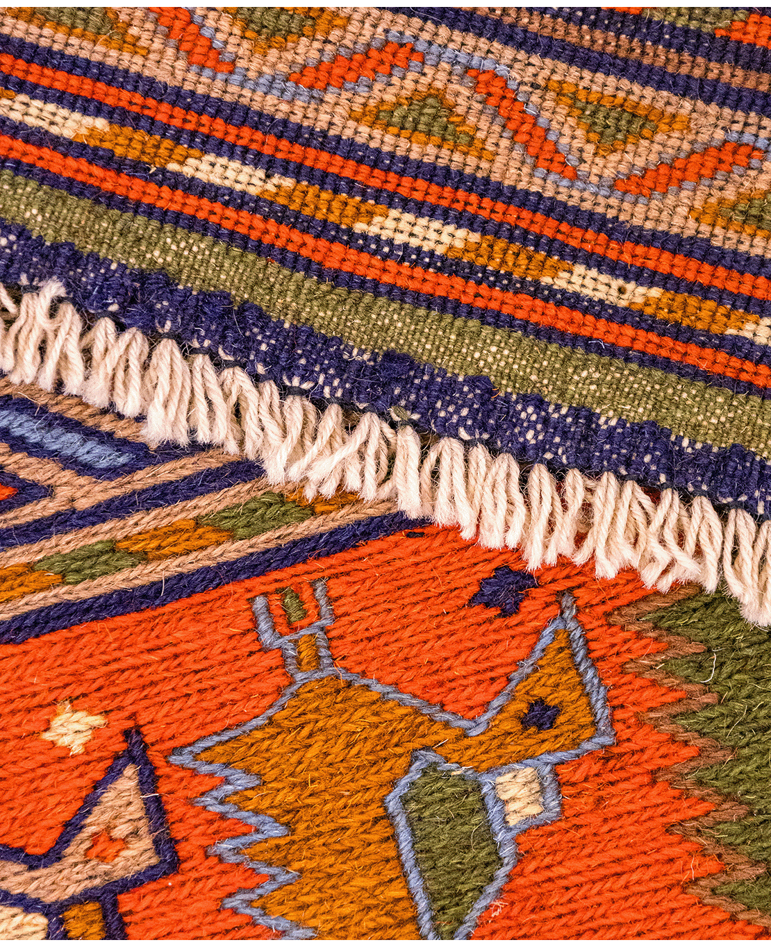 Iranian Sirjan kilim - Image 5