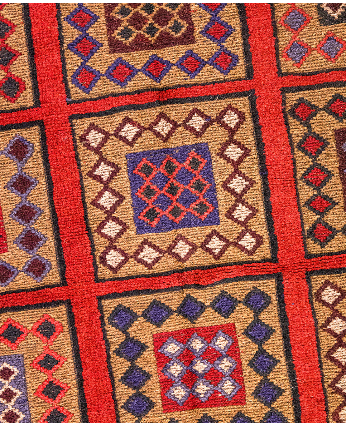 Afghan nimbaft handwoven wool kilim - Image 3