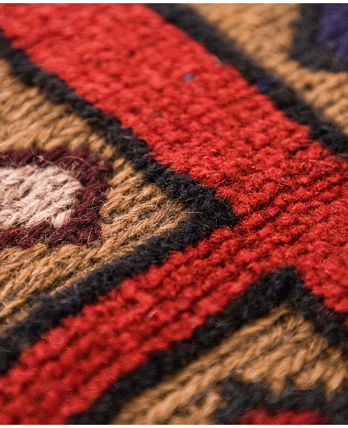 Afghan nimbaft handwoven wool kilim - Image 4