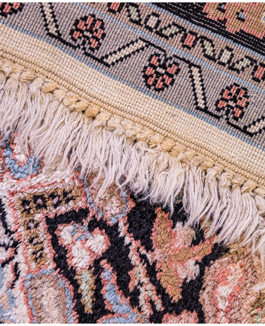 Pakistani Kashmiri handmade silk rug - Image 5