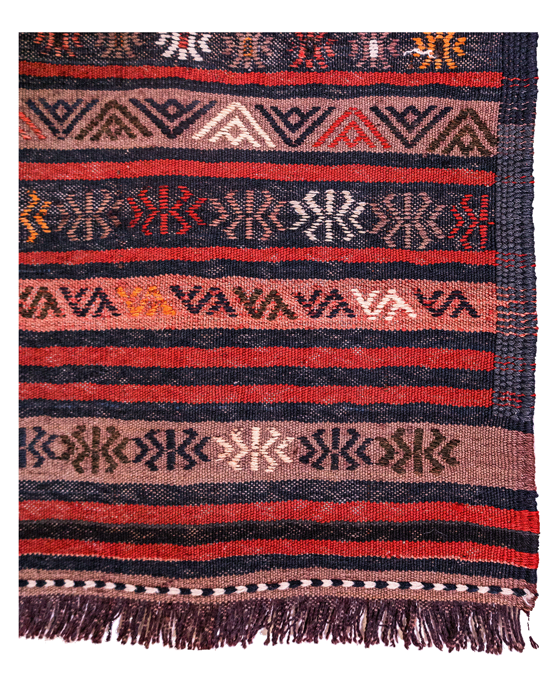 Afghan meleki handwoven wool kilim - Image 2