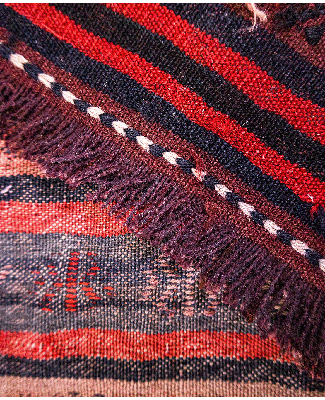 Afghan meleki handwoven wool kilim - Image 4