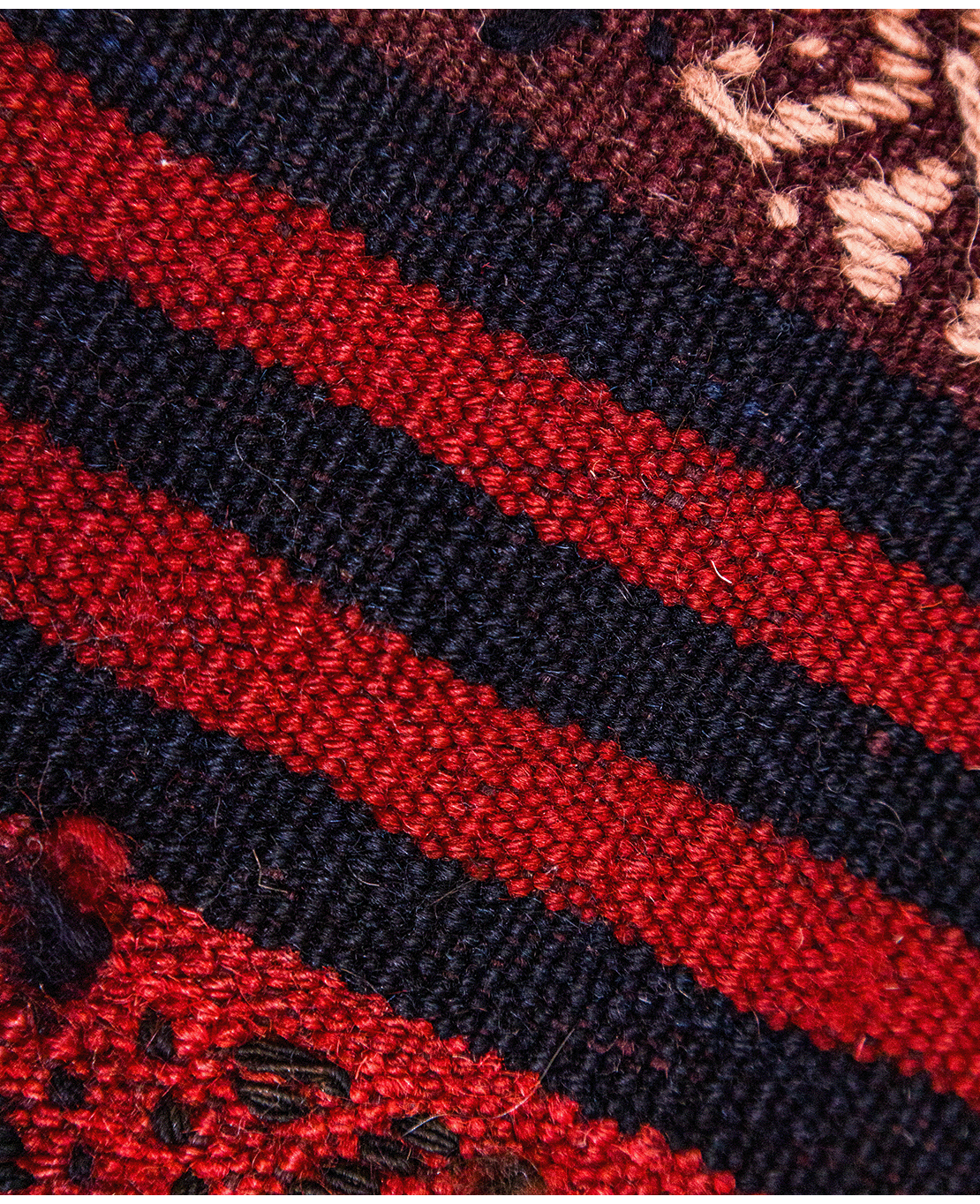 Afghan meleki handwoven wool kilim - Image 5