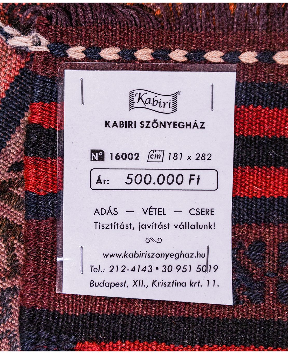 Afghan meleki handwoven wool kilim - Image 6