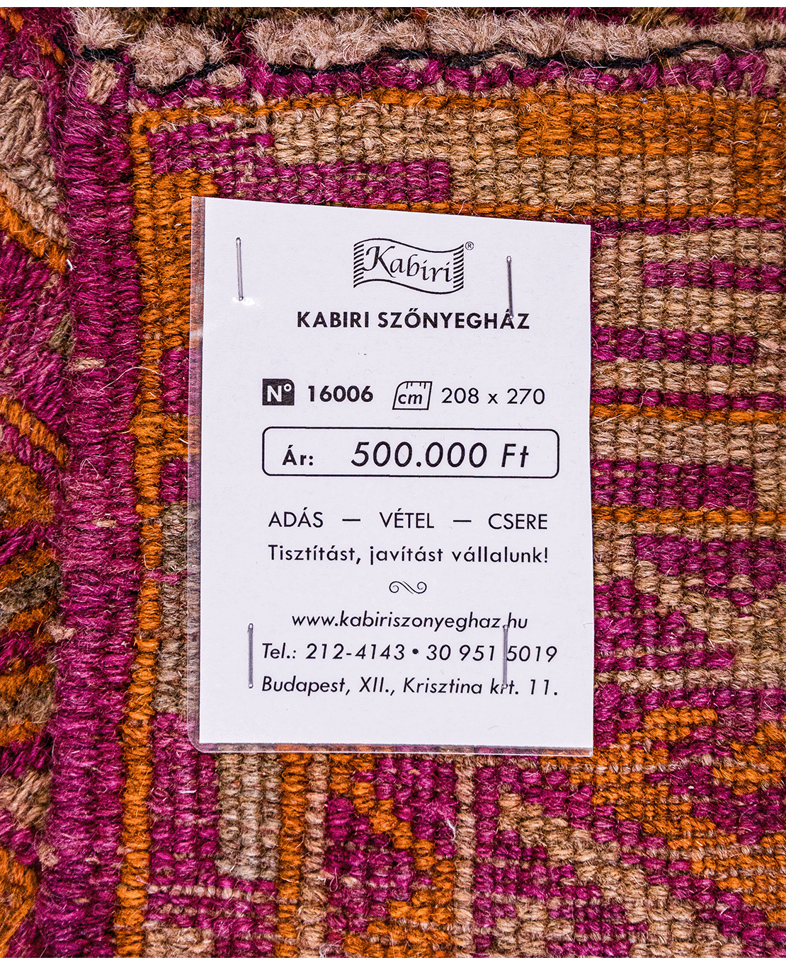 Afghan Nachoni handmade wool rug - Image 6