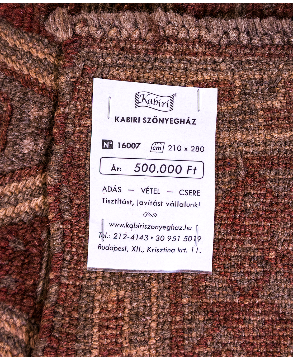 Afghan Nachoni handmade wool rug - Image 6