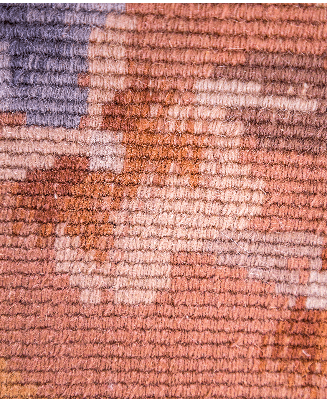 Chinese hand-knotted round wool rug - Image 5