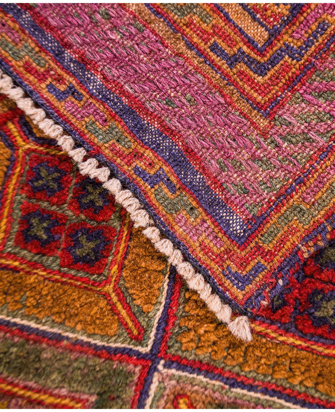Afghan Nachoni handmade wool rug - Image 4
