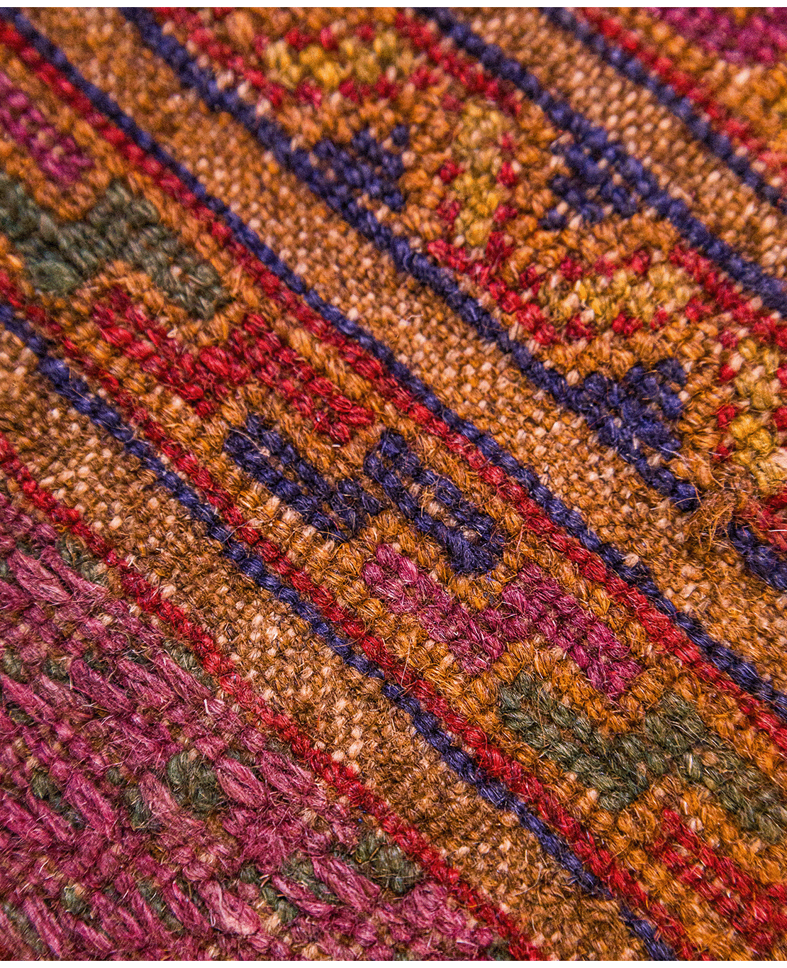 Afghan Nachoni handmade wool rug - Image 5