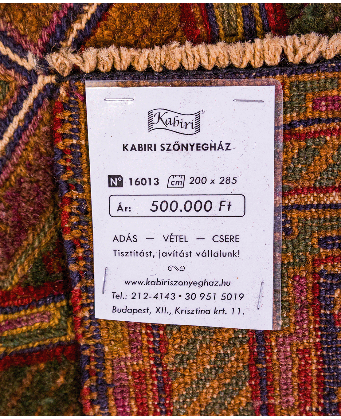 Afghan Nachoni handmade wool rug - Image 6