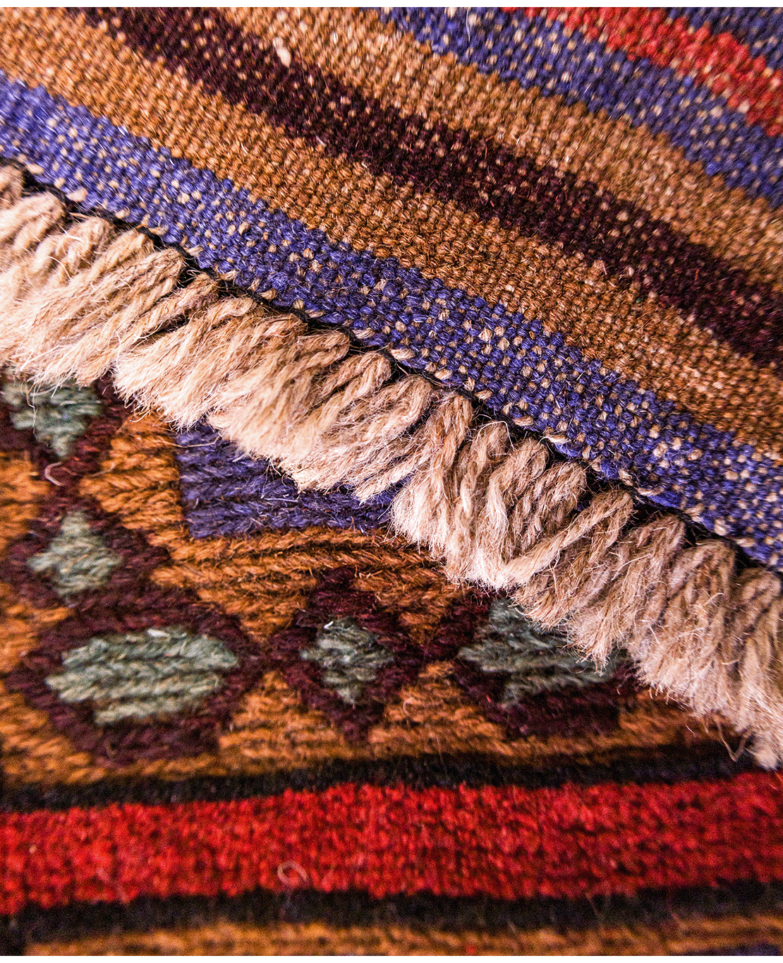 Afghan Berjesta hand-knotted wool rug - Image 4