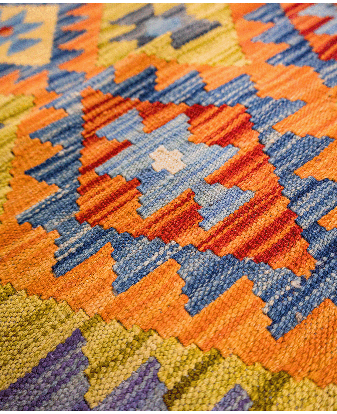 Chobi hand-made wool kilim - Image 3