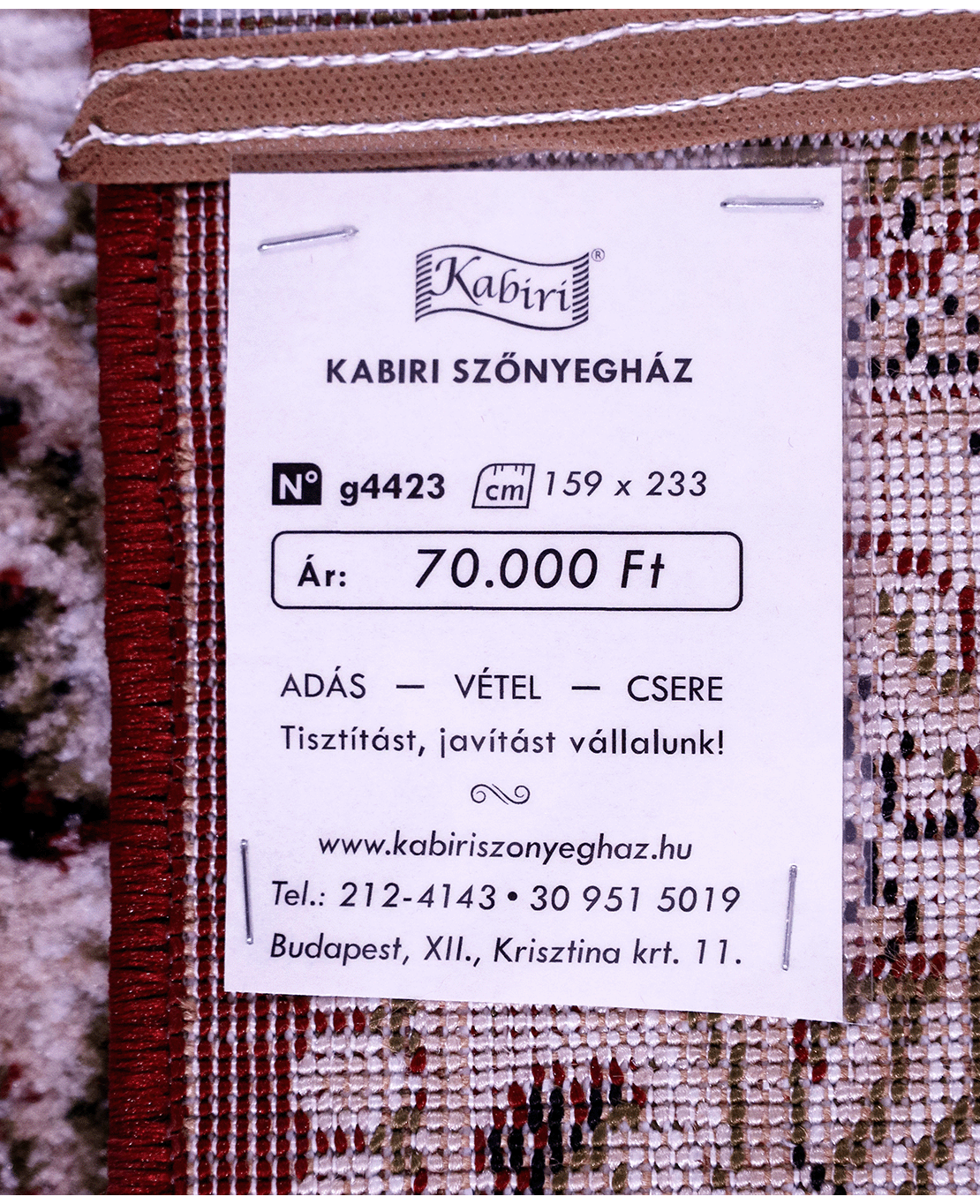 Classic machine-made rug - Image 6