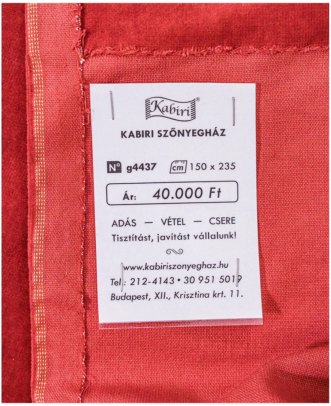 Belgian velvet tablecloth - Image 6