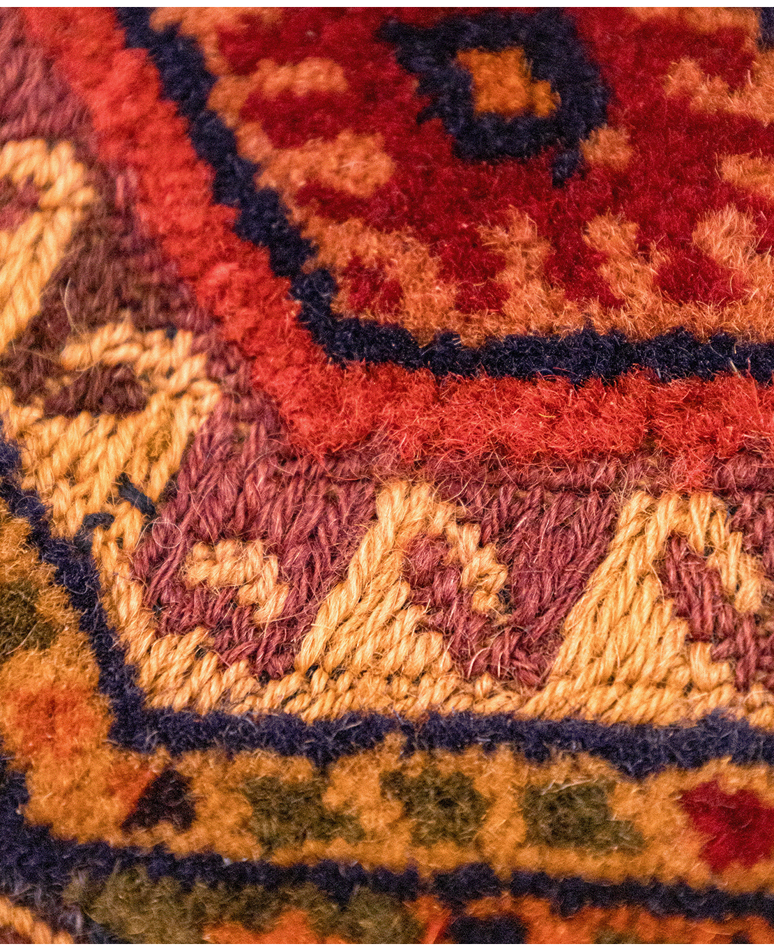 Super Nachoni handmade mixed-technique wool rug - Image 4