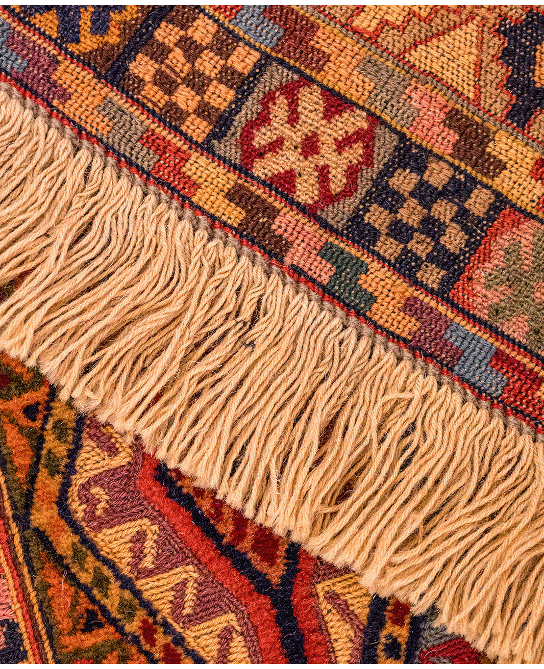Super Nachoni handmade mixed-technique wool rug - Image 5