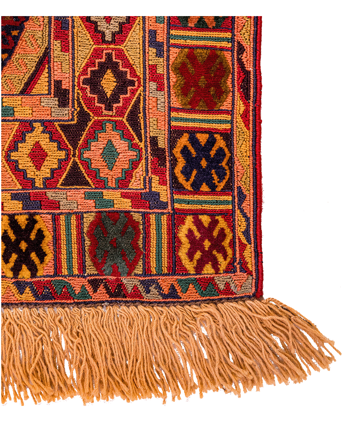 Super Nachoni handmade mixed-technique wool rug - Image 3