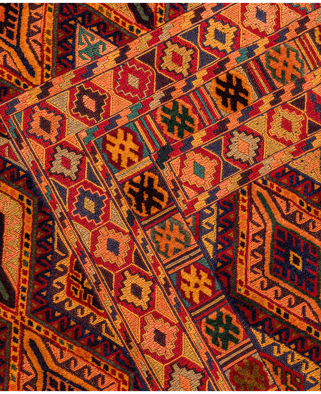 Super Nachoni handmade mixed-technique wool rug - Image 4