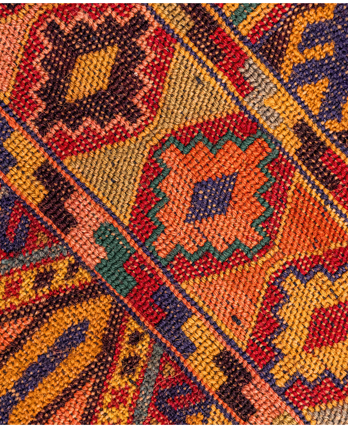 Super Nachoni handmade mixed-technique wool rug - Image 6