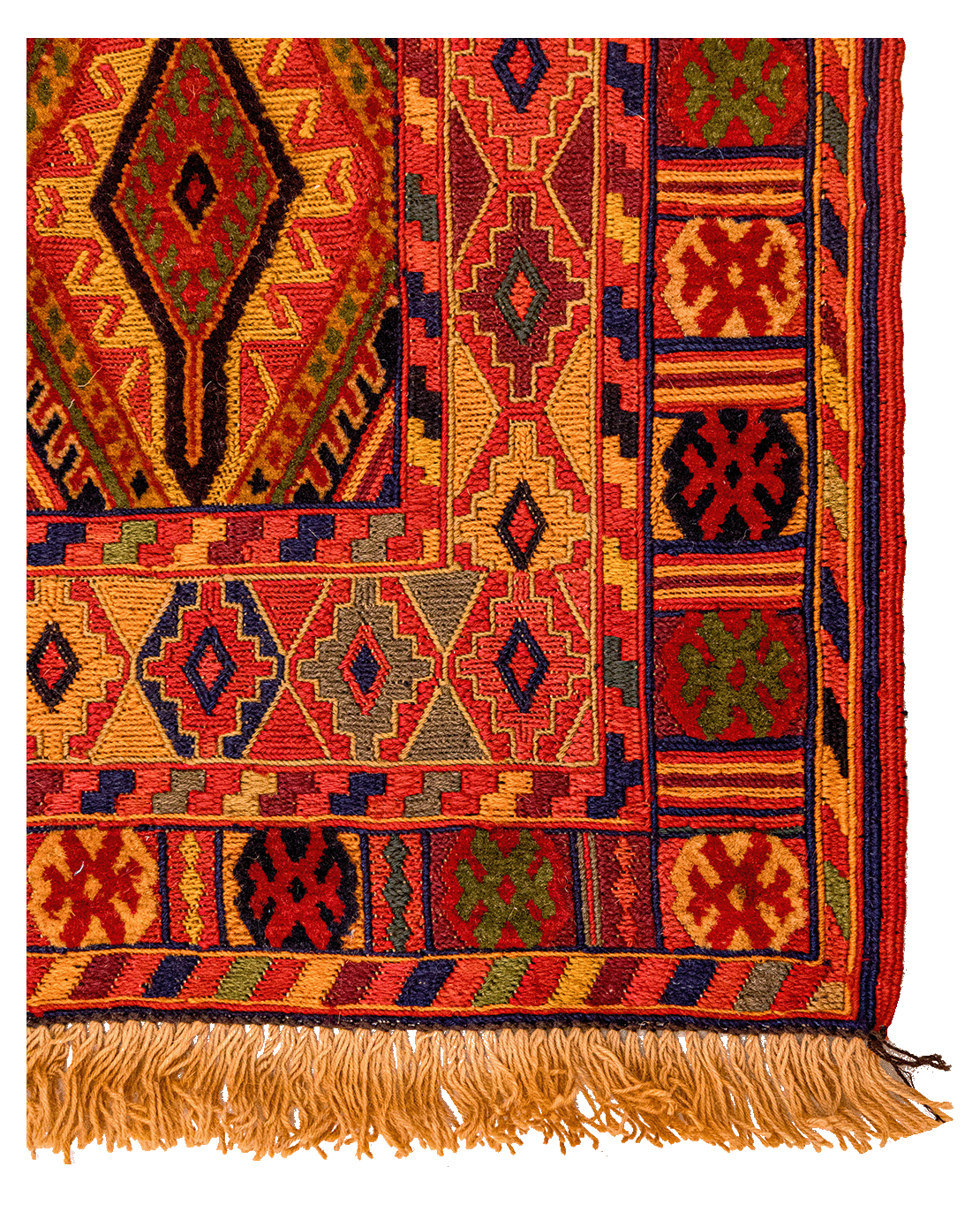 Super Nachoni handmade mixed-technique wool rug - Image 2